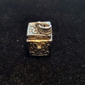 Sterling Silver Prayer Box Charm